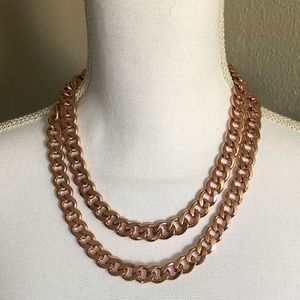 Baublebar Chunky Rose Gold Adjustable Necklace